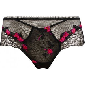 Lise Charmel - String - Zwart - Kant en Polyester