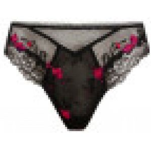 Lise Charmel Slip Seduction - Zwart - Kant en Visnet - L'Amour en Liberté