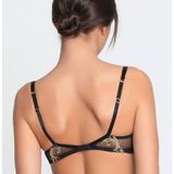 Lise Charmel - Déesse en Glam - Beugelbeha - Zwart - Geborduurde Tule, 61% Polyamide