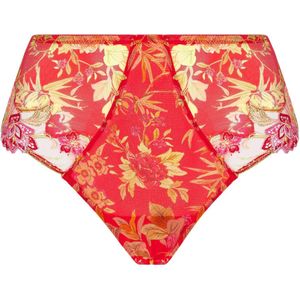 Slips - Bedrukte Tulle - Zwart - 69% Polyamide, 14% Katoen, 12% Polyester, 5% Elasthanne