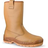 Jallatte - Jalaska SAS Werklaars - Bruin - AP23 Leder - Veiligheidslaars met Aantreklussen