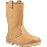 Jallatte - Jalaska SAS Werklaars - Bruin - AP23 Leder - Veiligheidslaars met Aantreklussen