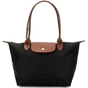 Longchamp Grote Schoudertas / Crossbodytas Dames - Canvas - Le Pliage Original - Zwart