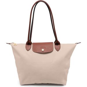Longchamp, Dames, Tassen, Beige, Maat: ONE Size Polyamide,