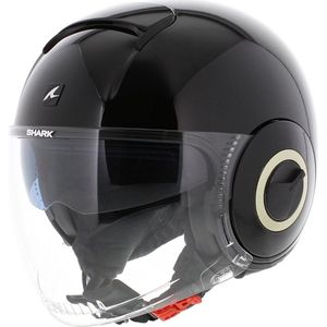 Shark - Nano Blank BLK - Jethelm - Zwart - Lichtgewicht 1250g