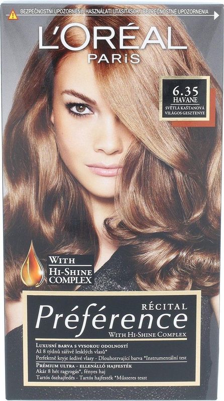 L’Oréal Paris - Préférence - Haarkleuring - Tint 6.35 Light Amber