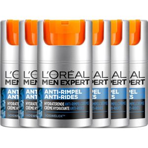 6x L'Oréal Men Expert Stop Rimpels Dagcrème 50 ml