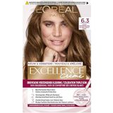 L'Oréal Paris - Excellence - Haarkleuring - Donker Goudblond - 1a Crèmekleuring 1b Ontwikkelcrème 2 Shampoo 3 Haarmasker