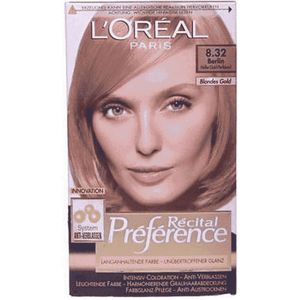 L'Oréal Pr�éférence Permanente Haarverf - 8.32 Goud Parelblond