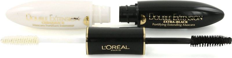 L’Oréal Mascara – Double Extension Extra Black , 12 ml - 1 stuks
