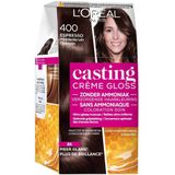 L’Oréal Paris Collectie Casting Crème Gloss Intensieve kleuring 400 Brown