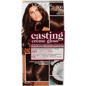 L’Oréal Paris Casting Crème Gloss Lichtbruin 500 - Semi-permanente Haarkleuring Zonder Ammoniak