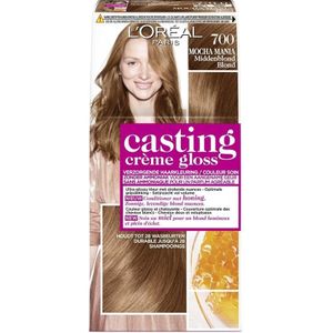 L’Oréal Paris Casting Crème Gloss Middenblond 700 - Semi-permanente Haarkleuring Zonder Ammoniak