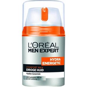 6x L'Oréal Men Expert Hydra Energetic Comfort Max Droge Huid crème 50 ml