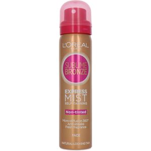 L'Oréal Sublime Bronze Express Mist Face Self-Tanning Non-Tinted - 75 ml