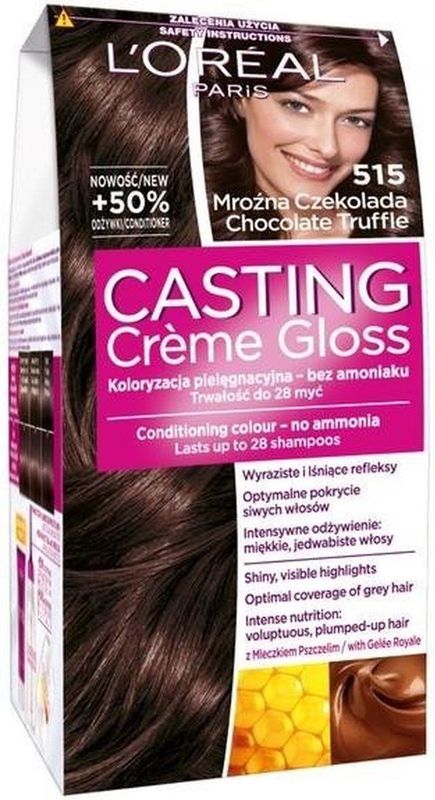 L'Oréal - Casting Créme Gloss - Haarkleurcrème - Bruin - Kokosolie