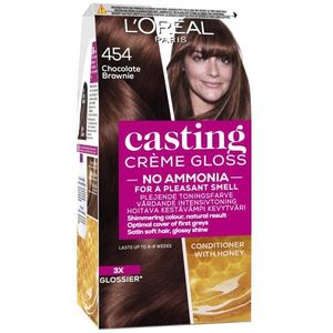 Loreal Paris Casting Crème Gloss Conditioning Color 454 Mahonie Koperbruin