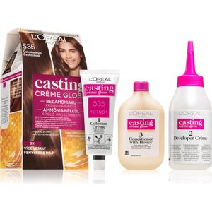 L’Oréal Paris Casting Creme Gloss Haarkleuring Tint 535 Chocolate 1 st
