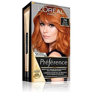 L'Oréal Paris - Voorkeur - Haarkleuring - 74 Dublin - Mango Koper