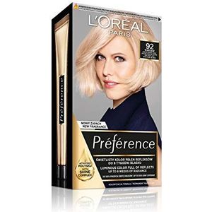 L'Oréal Paris - Préférence 92 Warsaw - Haarverf - Ultra Clear Beige-Parel Blond