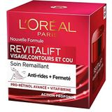 L'Oréal Paris - Revitalift – anti-aging verzorging voor gezicht, contouren en hals – anti-rimpel & extra stevig – verrijkt met pro-retinol en vitafibrin – voor alle huidtypes – 50 ml