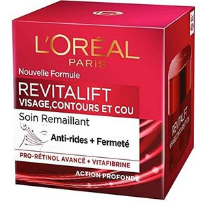L'Oréal Paris - Revitalift – anti-aging verzorging voor gezicht, contouren en hals – anti-rimpel & extra stevig – verrijkt met pro-retinol en vitafibrin – voor alle huidtypes – 50 ml