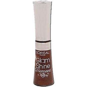 L’Oréal Paris Glam Shine Diamant lipgloss 169 Brown Carat.