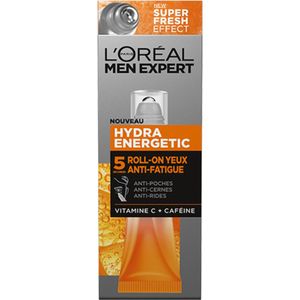 L’Oréal Paris Men Expert Hydra Energetic Oogcrème - 10 ml - Verkoelende Oogverzorging