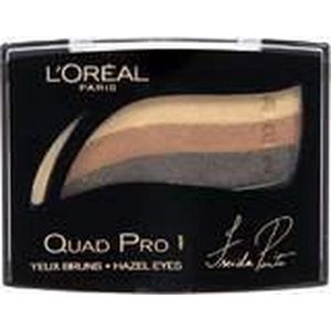 L'Oréal Paris Color Appeal Quad Pro - 354 Brown Golds - Oogschaduw Palet
