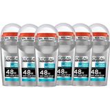 L’Oréal Paris Men Expert Fresh Extreme Deodorant Roller - 6 x 50ml