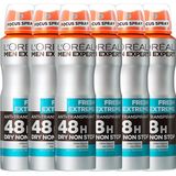 L’Oréal Paris Men Expert Fresh Extreme 48H Deodorant Spray - 6 x 150 ml - Voordeelverpakking