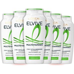 L'Oreal Elvive Multivitamines Shampoo - Voordeelverpakking 6x250ml