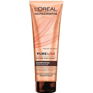L'Oréal Paris Paris Pure Liss Sulfaatvrije shampoo met zonnebloemolie, gladheid en discipline, krullend en ontembaar haar, 250 ml