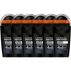 L’Oréal Paris Men Expert Carbon Protect Deodorant Roller - 6 x 50 ml