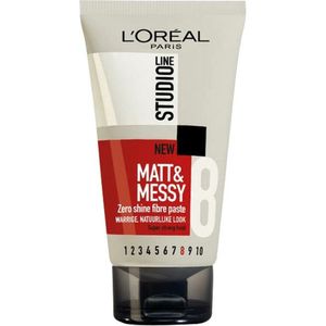 L'Oréal Paris Studio Line Matt & Messy - Fibre Paste Super Strong - 6 x 150 ml - Voordeelverpakking