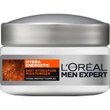 L’Oréal Paris - Men Expert Hydra Energetic - Hydraterende Dagcrème - 6x50ml - Met Sheaboter en Glycerine