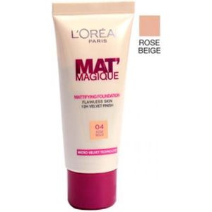 Loreal - Mat Magique Foundation - 04 Rose Beige