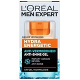 L'Oréal Paris Men Expert Hydra Energetic Hydraterende Gel - 50 ml - Matterende Anti-Glans Dagcrème