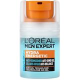 L'Oréal Paris Men Expert Hydra Energetic Hydraterende Gel - 50 ml - Matterende Anti-Glans Dagcrème