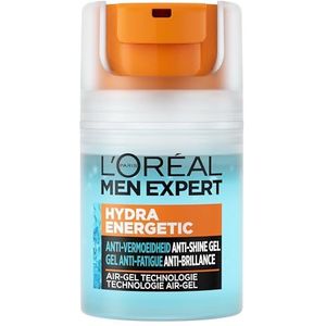 L'Oréal Paris Men Expert Hydra Energetic Hydraterende Gel - 50 ml - Matterende Anti-Glans Dagcrème