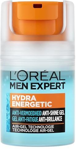 L'Oréal Paris Men Expert Hydra Energetic Hydraterende Gel - 50 ml - Matterende Anti-Glans Dagcrème