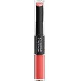 L'Oréal Paris Infaillible 24H Lipstick - Langhoudende 2-staps Lipstick met Vitamine E - 404 Corail Constant - Rood - 5.7ml