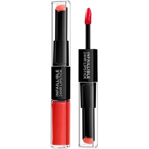 L'Oréal Paris Infaillible 24H Lipstick - Langhoudende 2-staps Lipstick met Vitamine E - 506 Red Infallible - Rood - 5.7ml