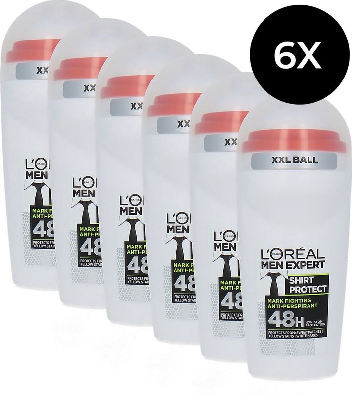 L'Oreal - Men Expert - Deo Roller - 50 ml - 6 Stuks