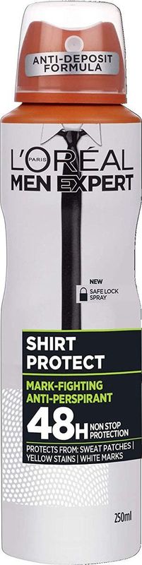 L Oreal Heren Deskundige Shirt Beschermen Deodorant - 250 ml