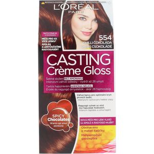 L’Oréal Paris - Casting Creme Gloss - Haarkleuring - Tint 554 Spicy Chocolates