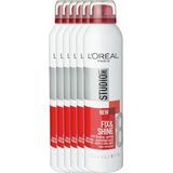 6x L'Oréal Studio Line Fix & Shine 24H Super Strong Haarspray 250 ml