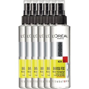 L’Oréal Paris Studio Line Invisi Fix Gelspray - 6 x 150 ml