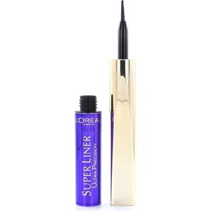 L'Oreal Paris Super Liner Ultra Lasting Precision Tip Eyeliner Purple Black - Zacht en soepel aan te brengen, droogt zonder vlekken