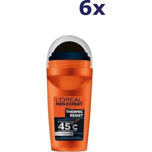 L’Oréal Paris Men Expert Thermic Resist - Deodorant Roller - 6 x 50ml